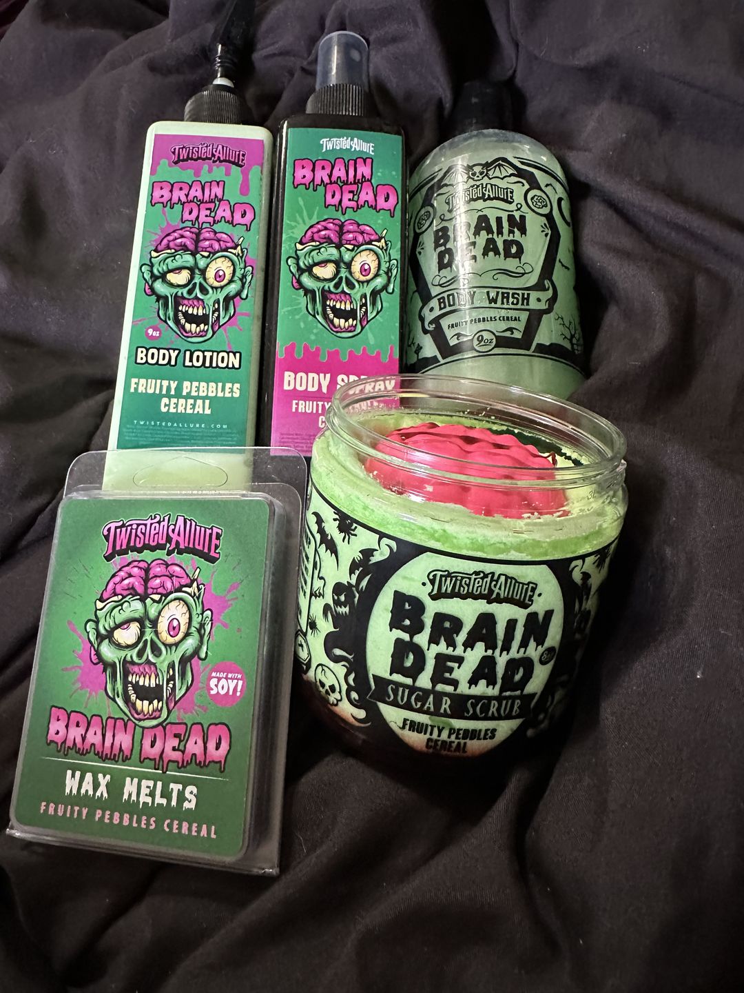 Customer photo review of Brain Dead Body Wash (Fruity Pebbles Cereal)