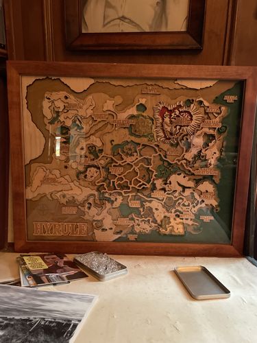 Customer photo review of THE HYRULE 3D MAP