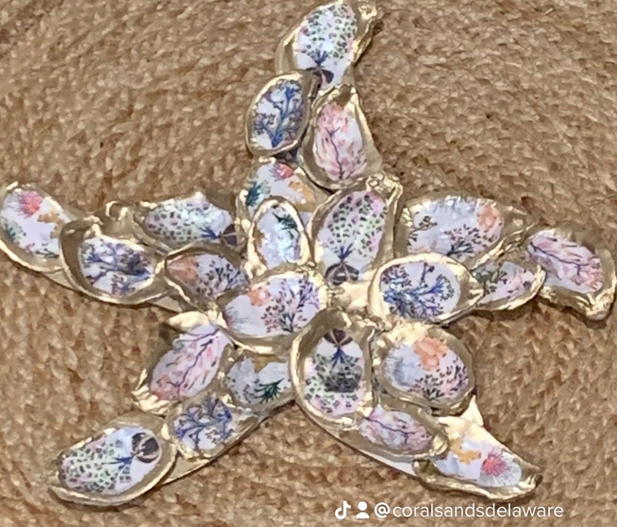 Customer photo review of Unfinished Wood Starfish Sea Star Shape - Craft - up to 36" DIY