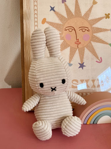 Customer photo review of Miffy Sitting Corduroy off white 23cm