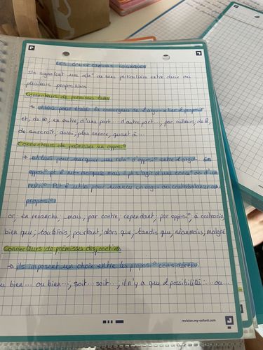 Avis photo d'un client sur Fiches de révision REVISION 2.0 OXFORD # 50 fiches 14,8 x 21 cm - petits carreaux