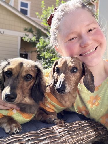 Customer photo review of Flower Power Human Oversized T-shirt