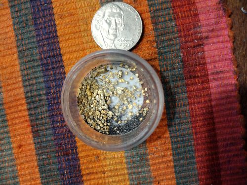 Customer photo review of *BOGO* Goldn Paydirt '$5,000 Nugget Giveaway' - Gold Panning Paydirt Concentrate