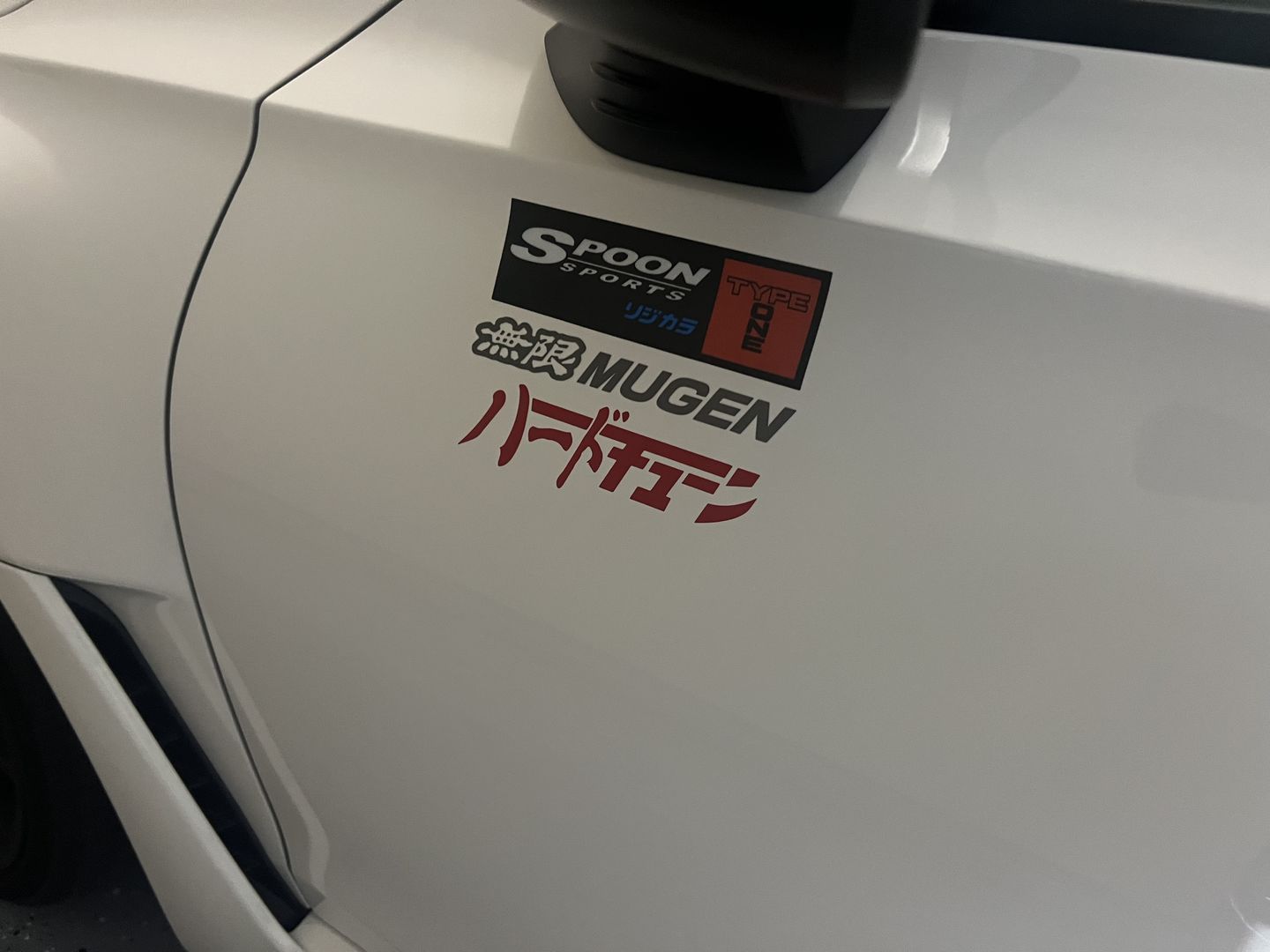 Customer photo review of Hardtuned Kanji Vinyl Sticker