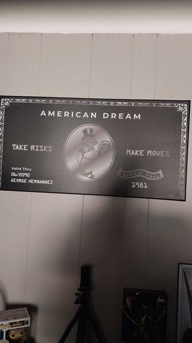 Customer photo review of Scrooge Card