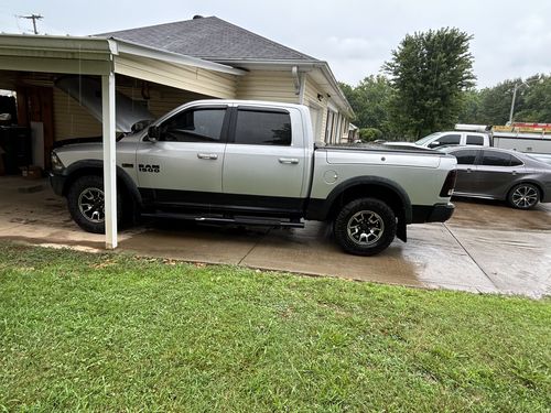 Customer photo review of 2013-2018 Dodge Ram Rebel Air Suspension Conversion/Delete Kit With Light Fix Module and Camber Bolts(DR34FMCK)