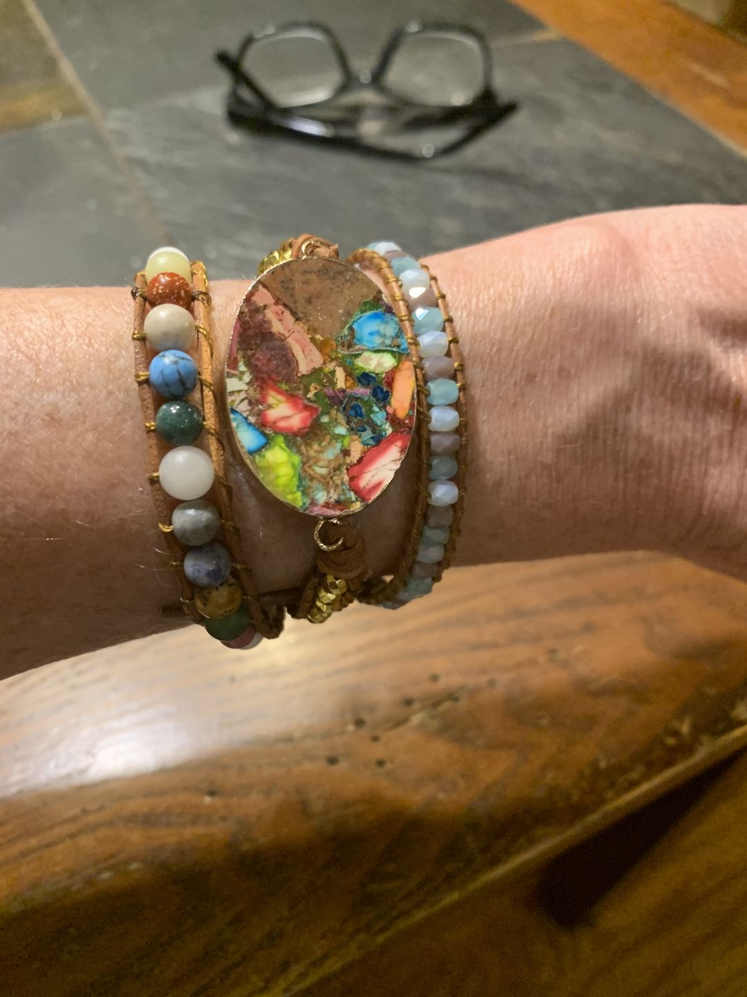 Customer photo review of The Divine Warrior Bracelet