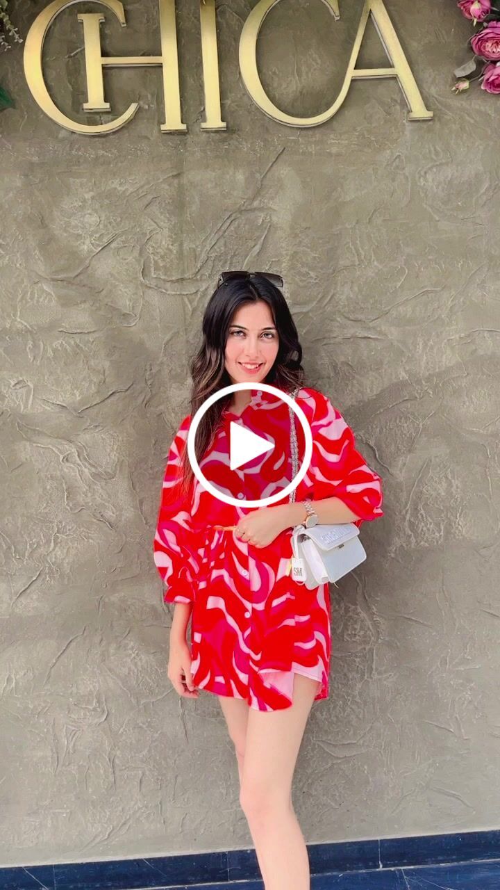 Customer video review of Abstract Statement Dress
