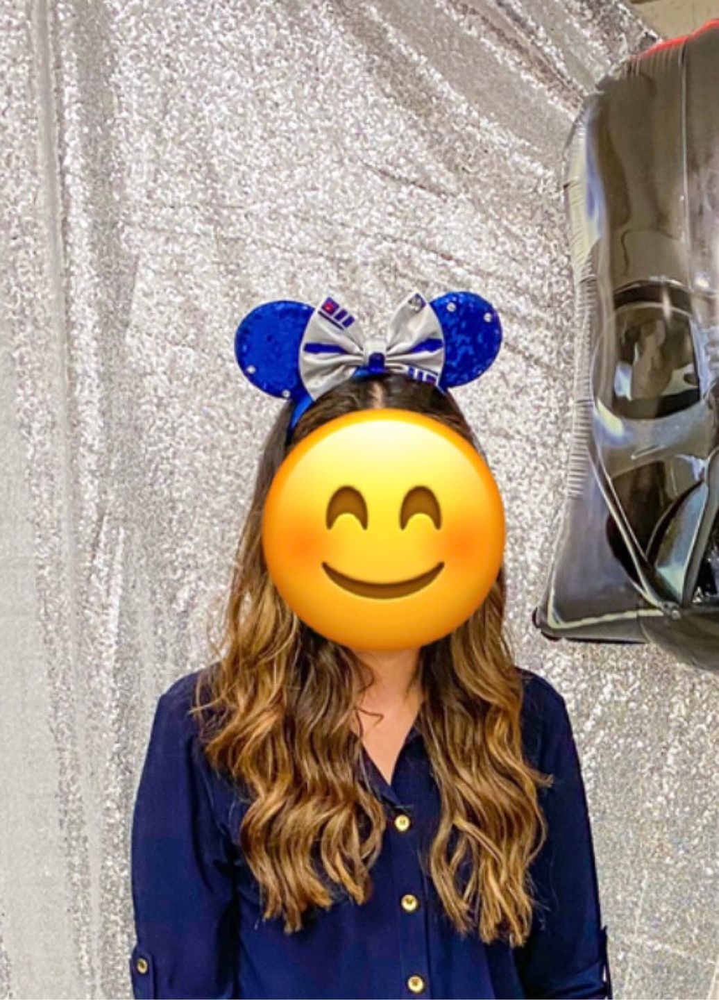 Customer photo review of Blue Robot Mouse Ears