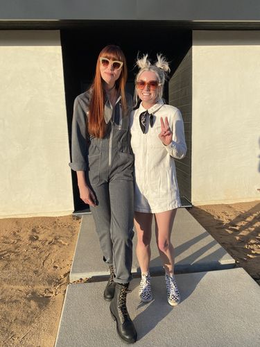 Customer photo review of No Service Jumper Vintage White