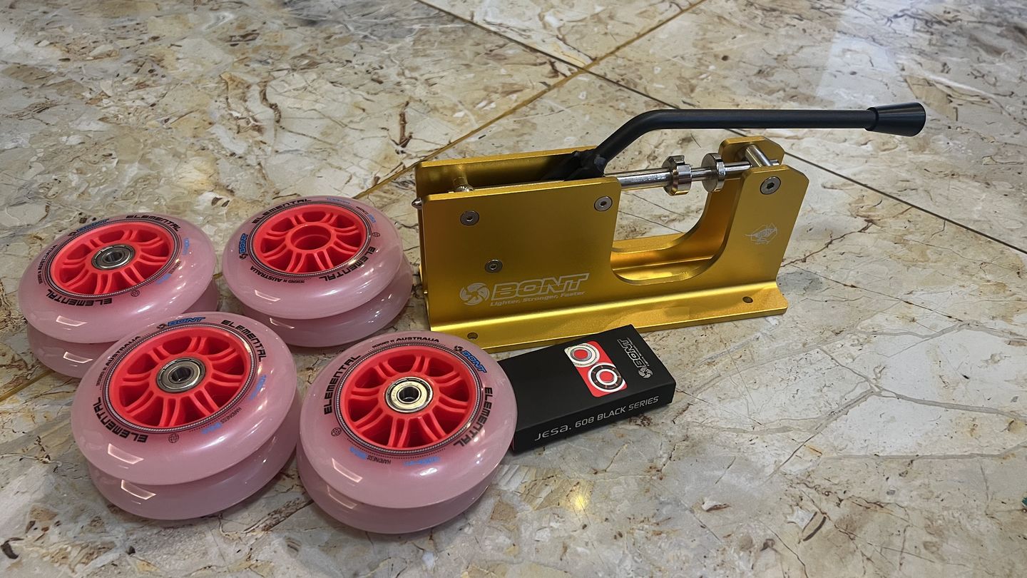 Customer photo review of Jesa 608 Black Series Inline Skate Bearings
