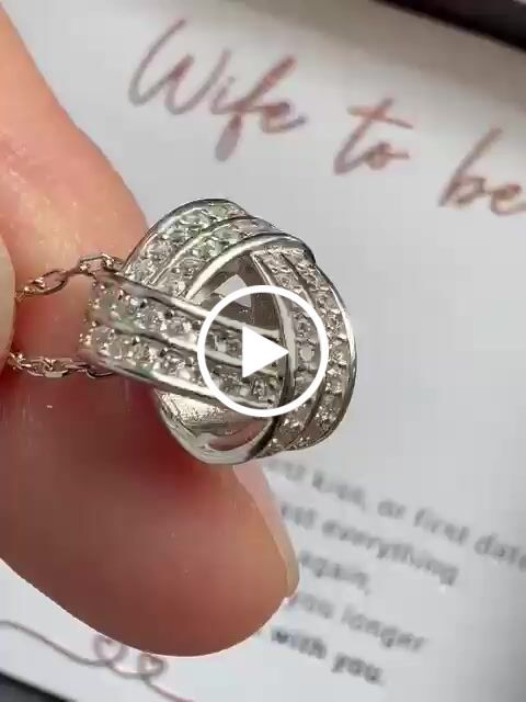 Customer video review of My  Wife to Be - Infinity Knot Necklace