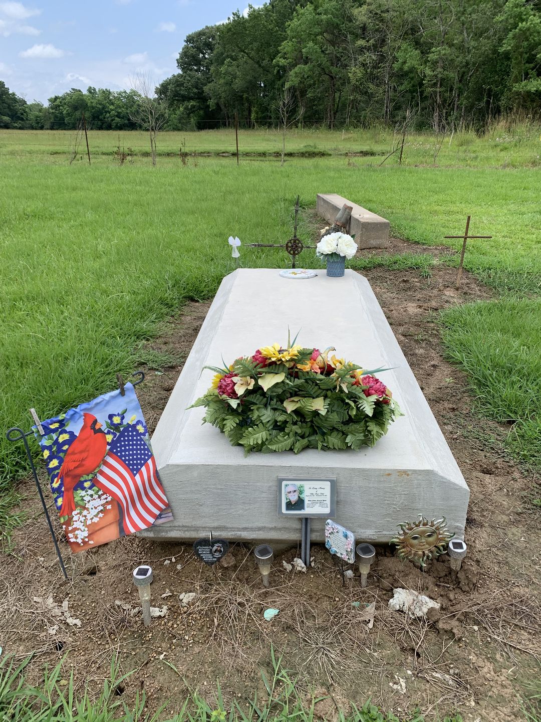 Customer photo review of Not A Day Goes By That You Are Not Missed - Personalized Slate