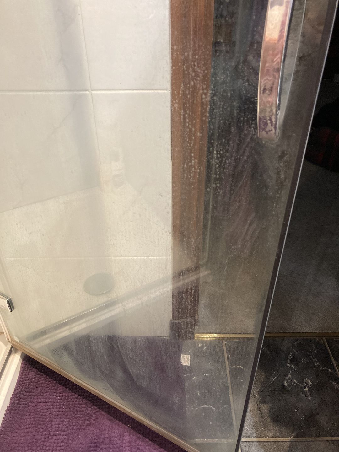 Customer photo review of GLASSGUARD™ Glass Restoration Stain Remover 2.0