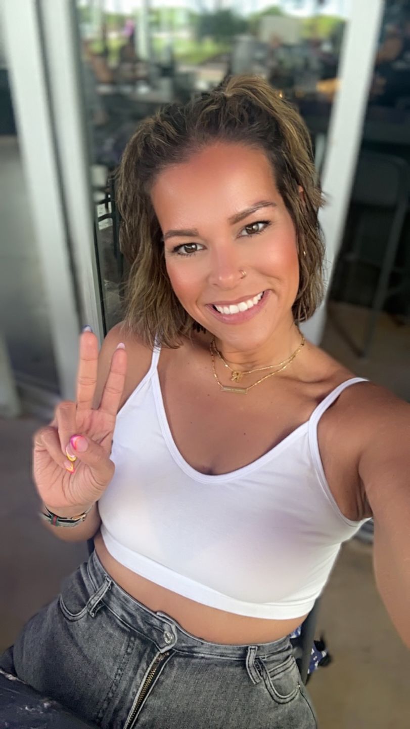 Customer photo review of Hebe White Top
