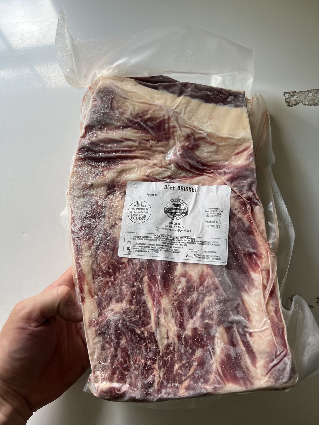 Customer photo review of BEEF VARIETY BOX – 20 LBS OF 100% AMERICAN BEEF