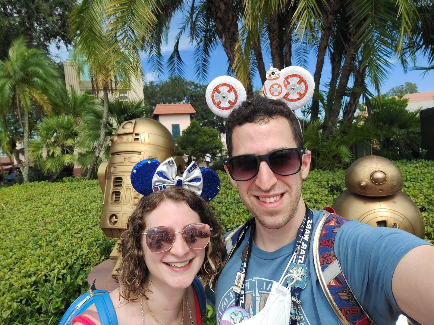 Customer photo review of Blue Robot Mouse Ears