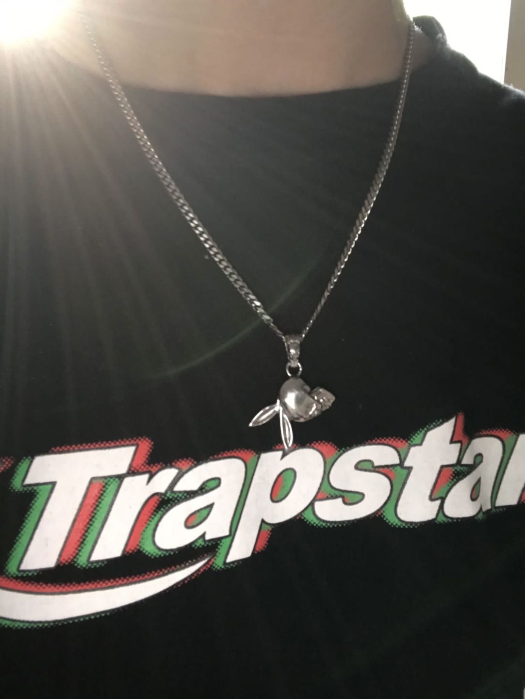 Customer photo review of SKULLBOY PENDANT