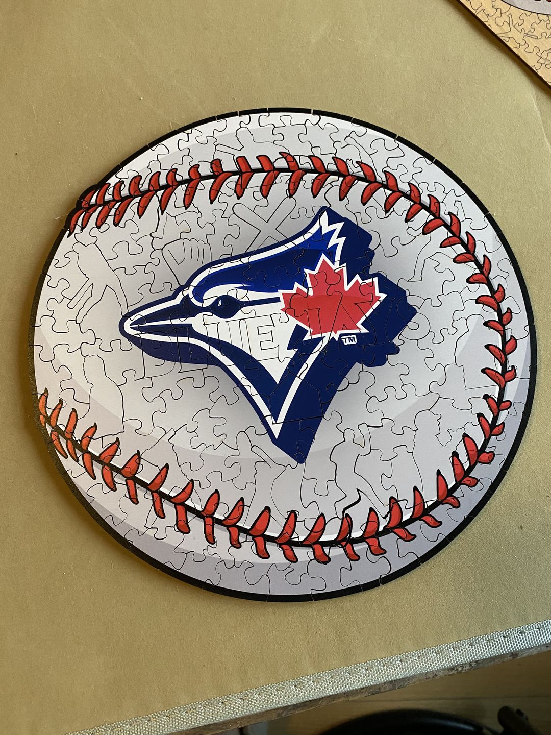Customer photo review of Toronto Blue Jays® - Official Wooden Puzzle