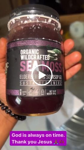 Customer video review of Elderberry and Soursop Infused Sea Moss Gel