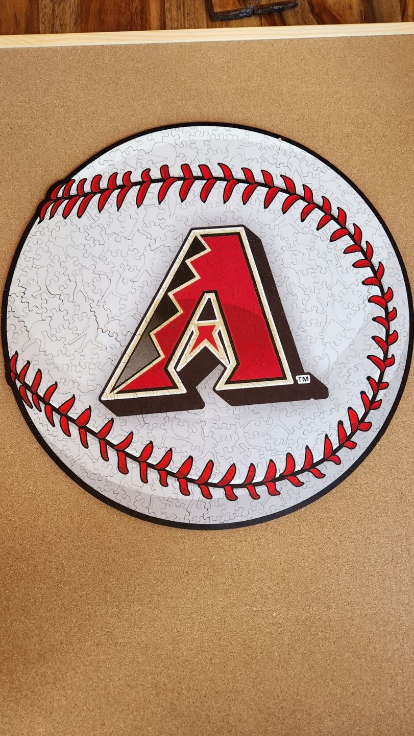 Customer photo review of Arizona Diamondbacks® - Official Wooden Puzzle