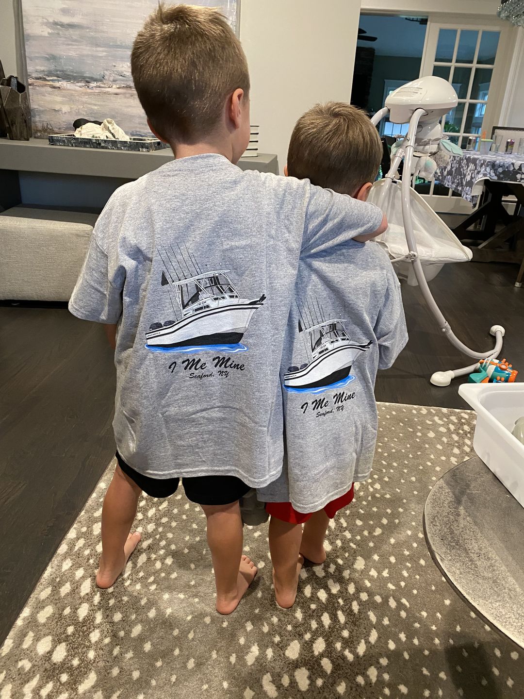 Customer photo review of Custom Boat Youth/Kids T-shirts