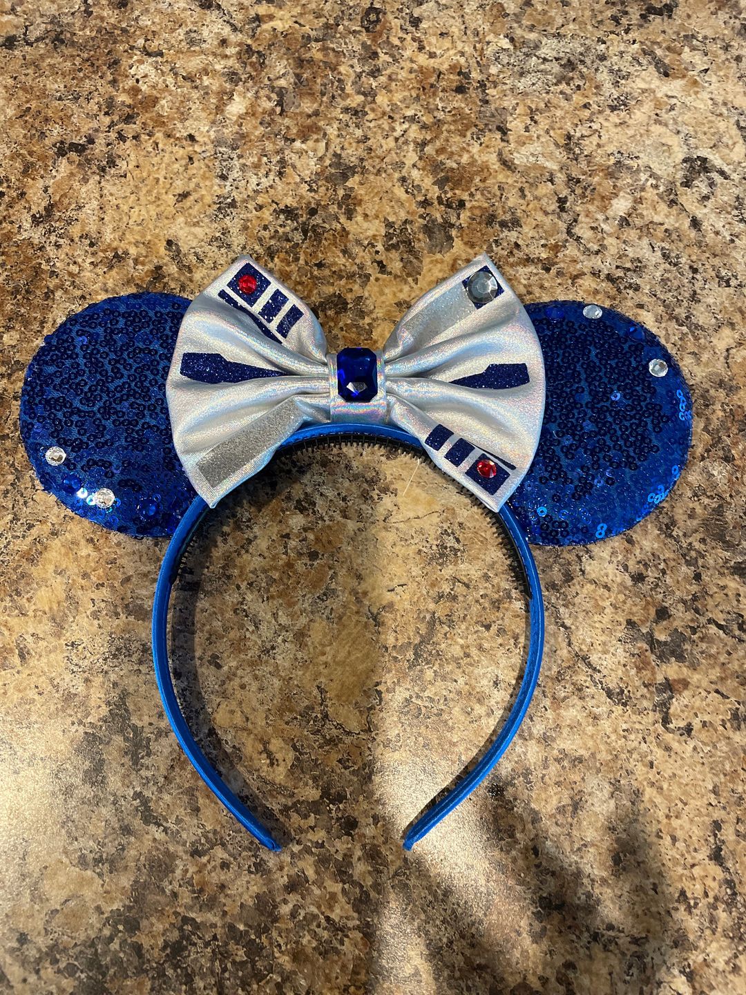 Customer photo review of Blue Robot Mouse Ears