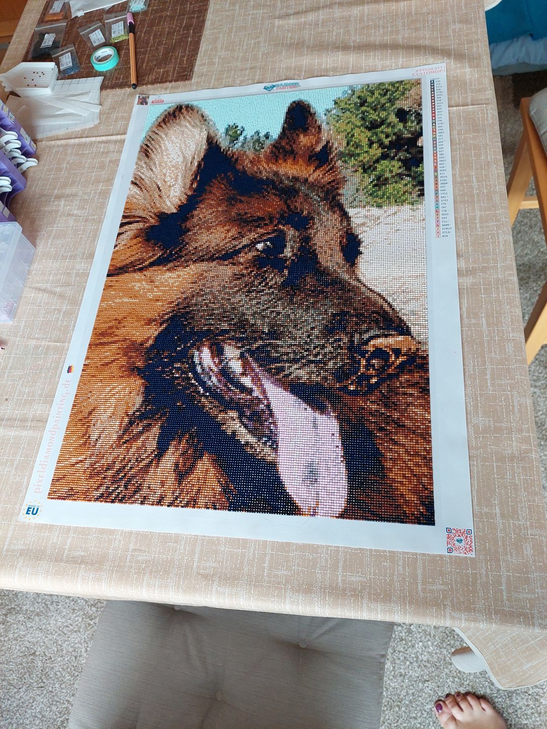 Customer photo review of Diamond Painting Eigenes Bild – Entwerfen Sie Ihr eigenes Design