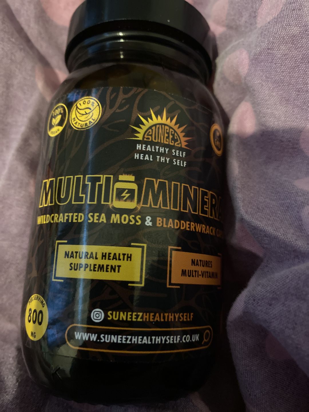 Customer photo review of Multi-Minerals - Wildcrafted Sea Moss & Bladderwrack Capsules