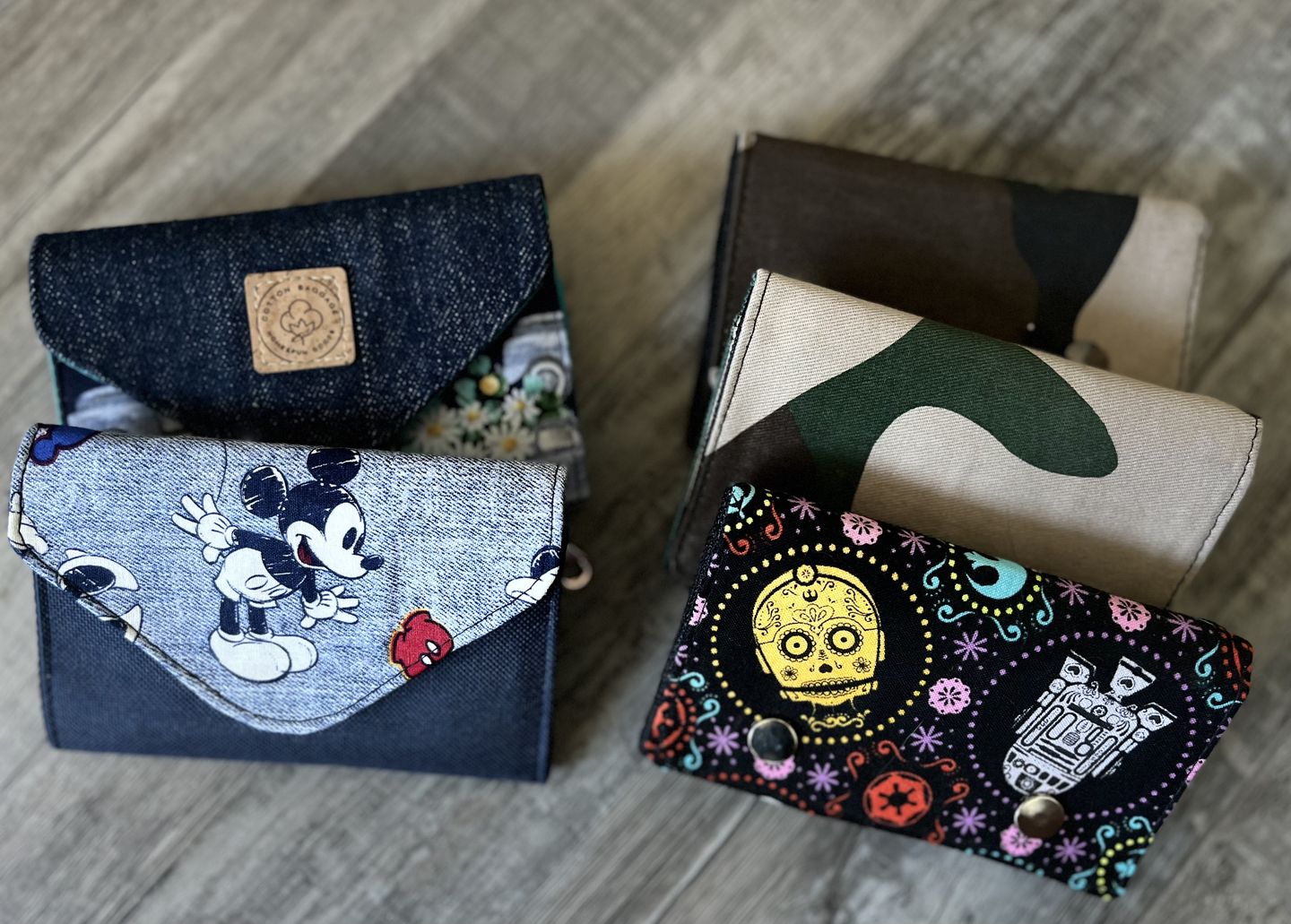 Customer photo review of Haru Trifold Wallet Pattern