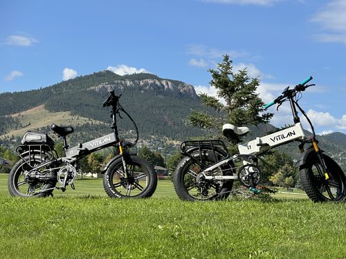 Customer photo review of I7 Pro Folding Full Suspension Electric Bike