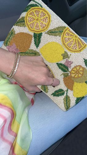 Customer photo review of Make Lemonade Clutch