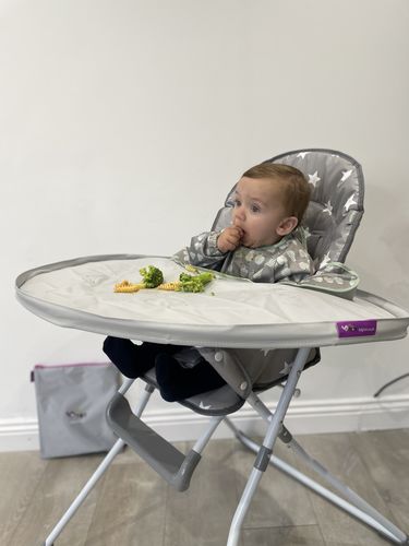 Customer photo review of Bib & Tray Kit