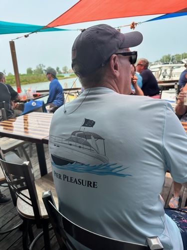 Customer photo review of Dri-Fit Custom Boat Shirts - Short Sleeve