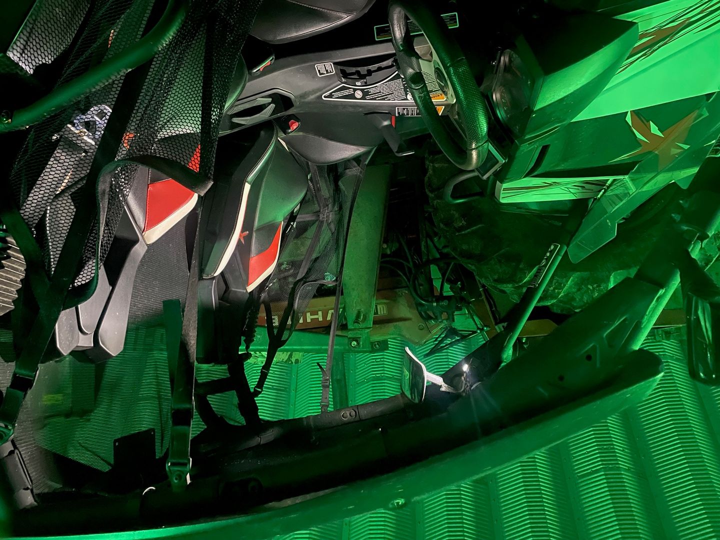 Customer photo review of UTV Roll Bar Cage Mount Interior Lights 1.25''-2.0'' Compatible With Polaris RZR Can Am Talon