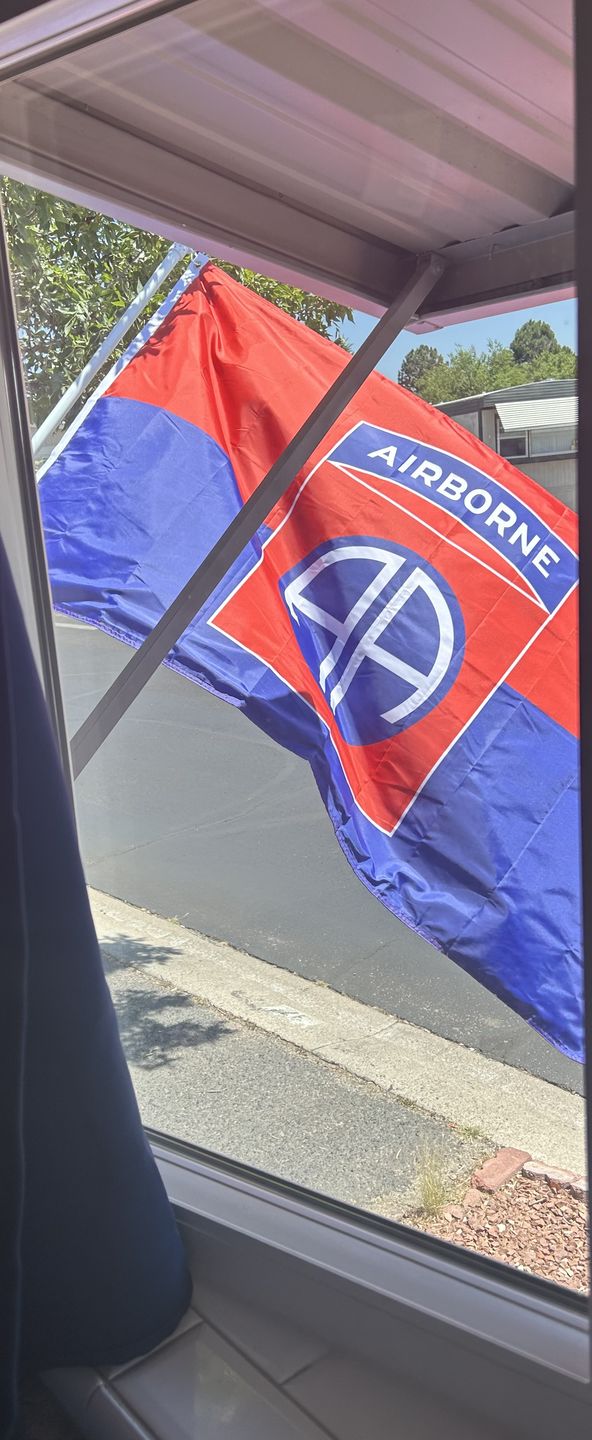 Customer photo review of The 82nd Airborne Flag