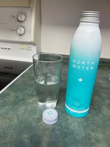 Customer photo review of North Water High Alkaline Spring Water 650 ml