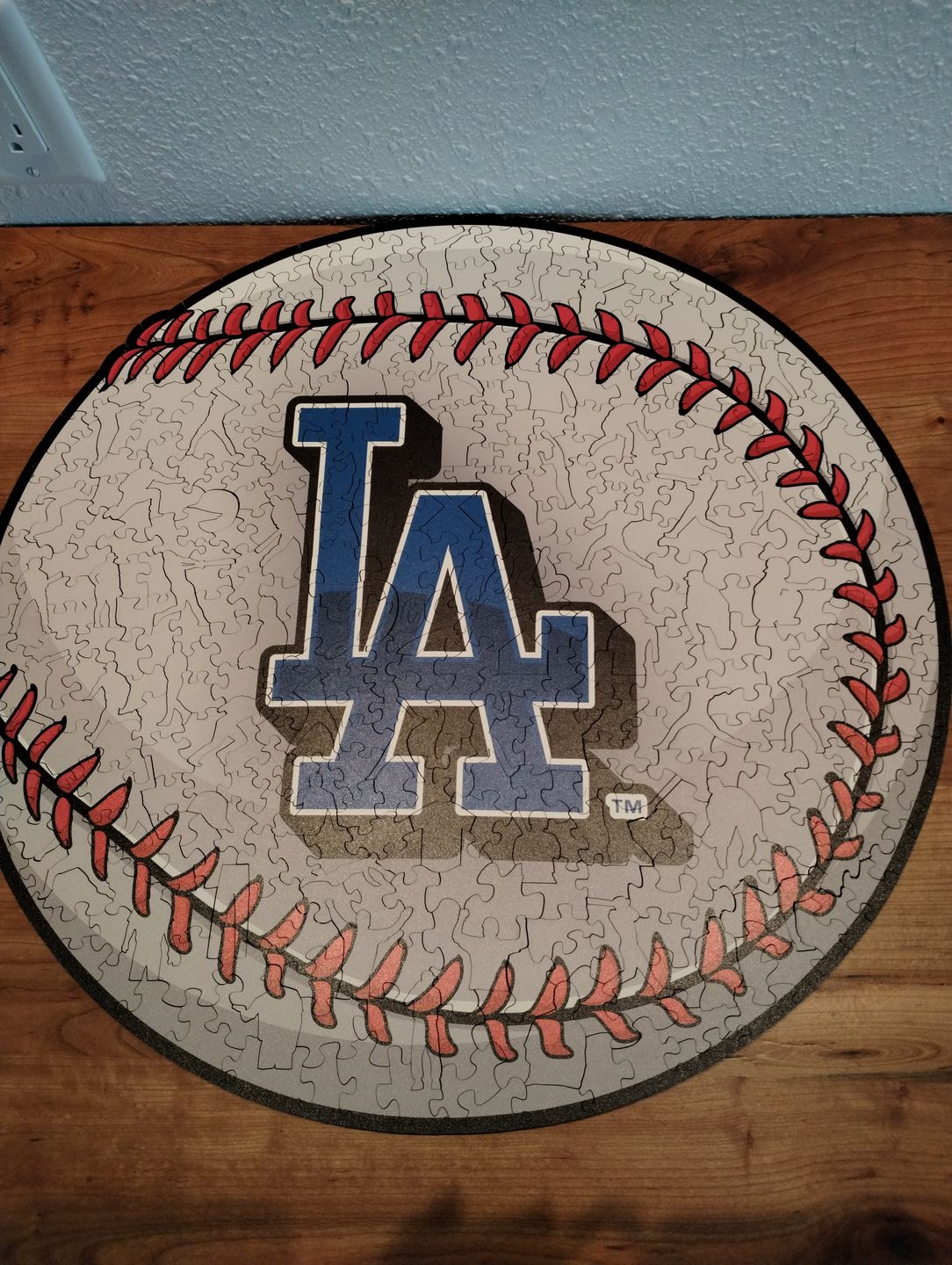 Customer photo review of Los Angeles Dodgers® - Official Wooden Puzzle
