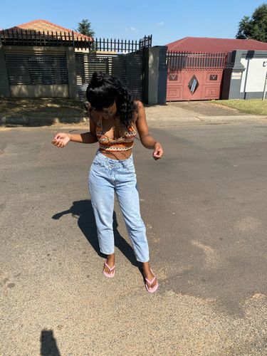 Customer photo review of Deep Wave Pre-Made Hairline 360 Lace Frontal Ponytail Wig