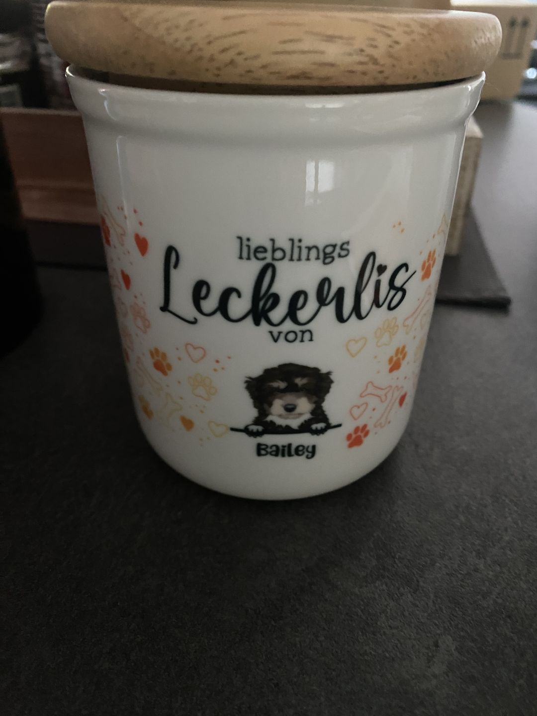 Customer photo review of Lieblings Leckerli - Individuelle Leckerlidose