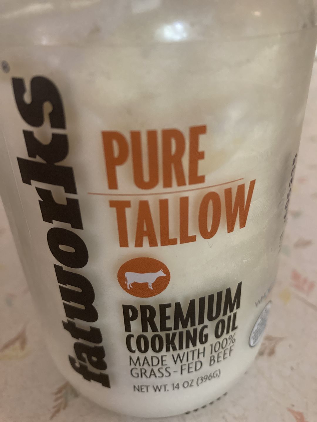 Customer photo review of Grass Fed Beef Tallow (14 oz)