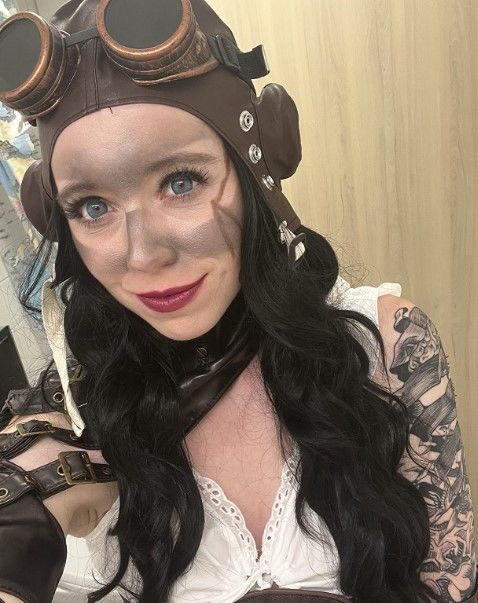 Customer photo review of Original Steampunk Goggles