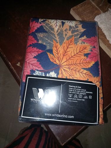 Customer photo review of Tropical Leaves Multi-Bed Sheet Set