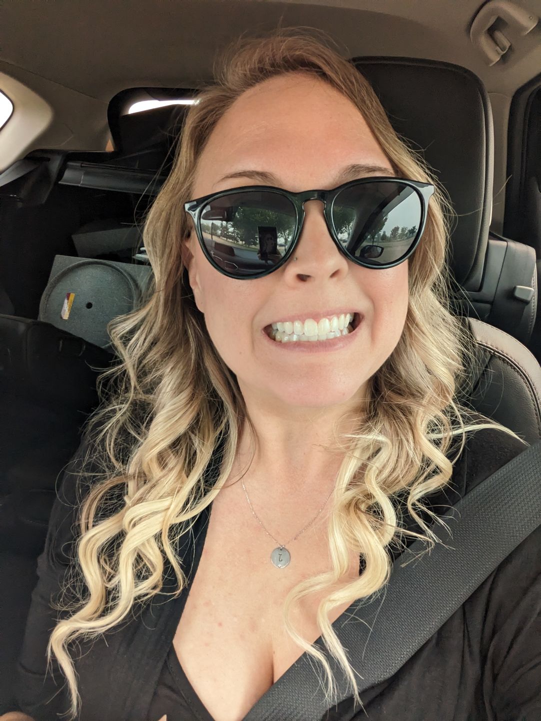 Customer photo review of Full Shine PU Seamless Clip in Extensions 100% Remy Human Hair 8 Pieces Balayage Ombre (#8/60)