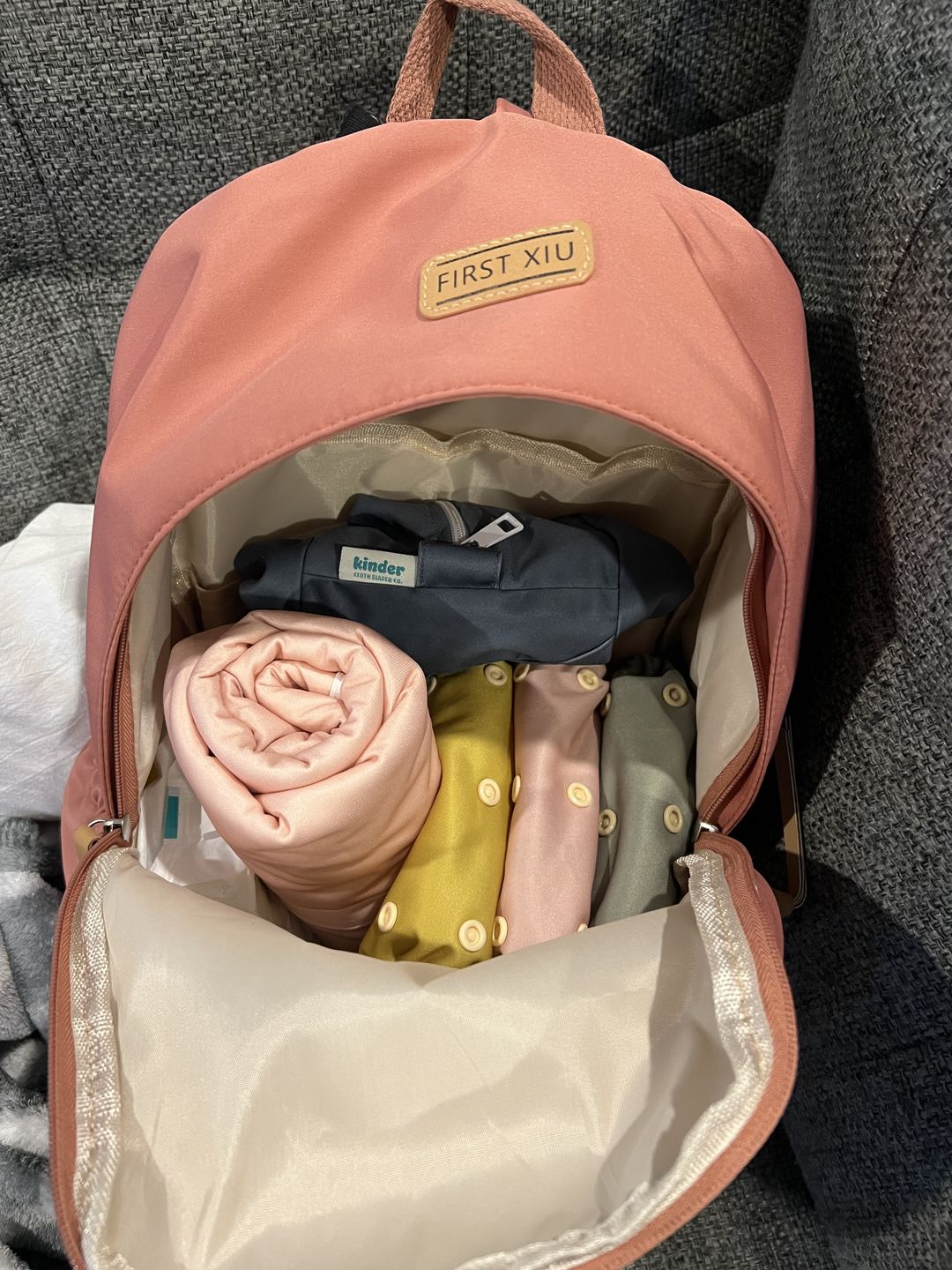 Customer photo review of Basics Ultra-Soft Bamboo Machine Washable Diaper Change Mat