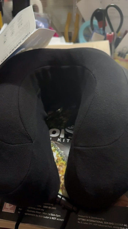Customer photo review of Smart Neck Latex Pillow - Large