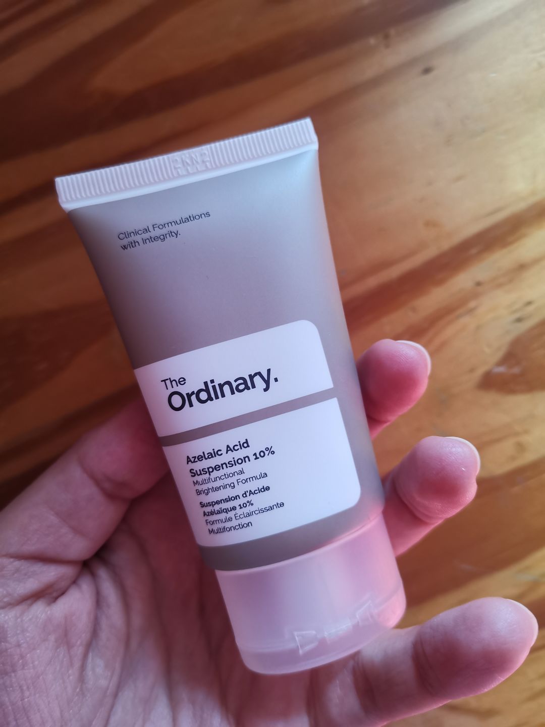 Customer photo review of Azelaic Acid 10% Suspension Brightening Cream