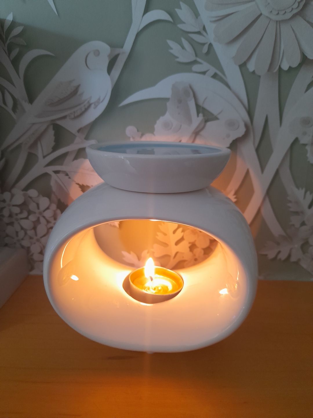 Customer photo review of Rome Ceramic Wax Burner