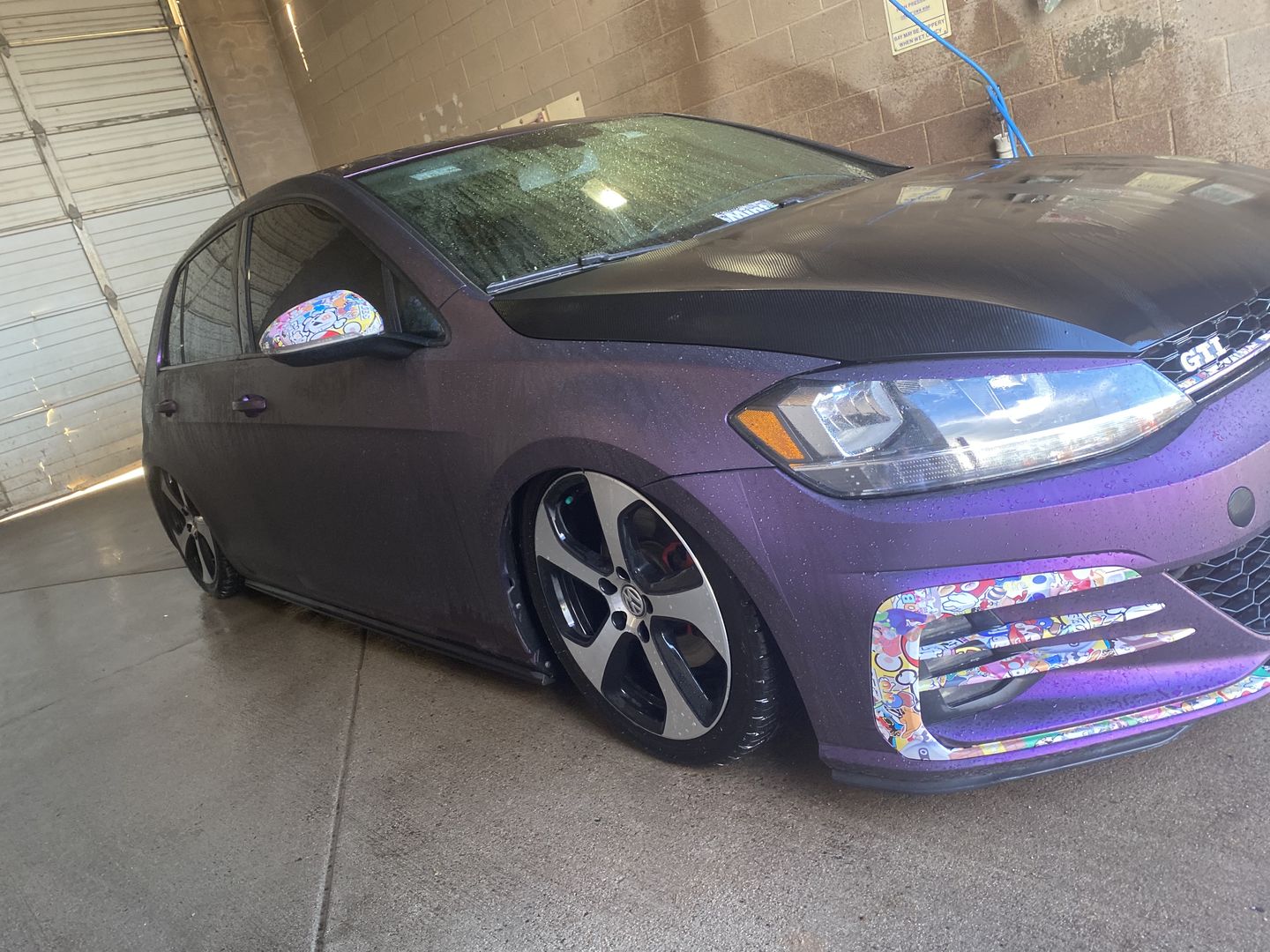 Customer photo review of Matte Russian Violet Vinyl Wrap