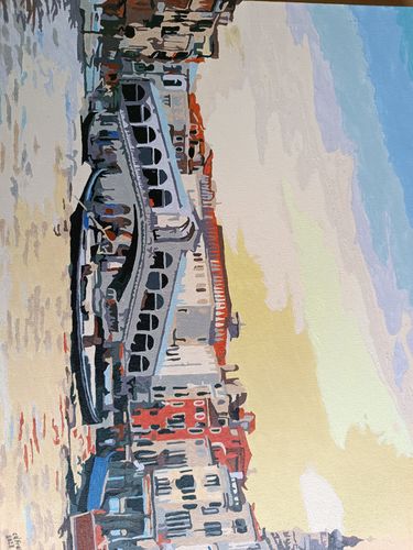 Customer photo review of Malen nach Zahlen - Rialtobrücke in Venedig